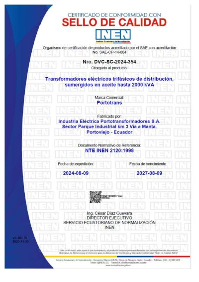 Certificados INEN